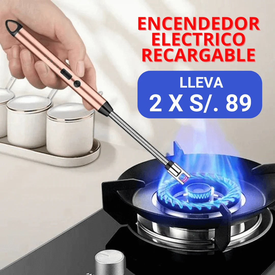 ENCENDEDOR ELECTRICO RECARGABLE USB