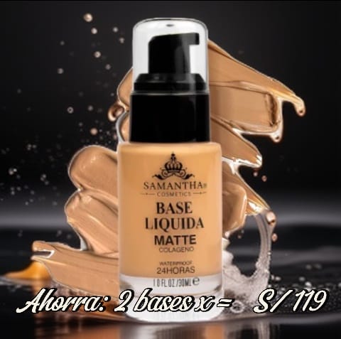 BASE SAMANTHA 🔥RECLAMA  LA PROMOCION 2 X S/119