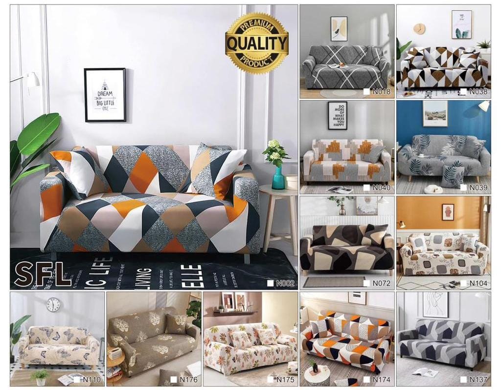 SET 1-2-3 FUNDAS DE SOFÁ SPANDEX / 6 COJINES⭐⭐⭐⭐⭐LIQUIDACION FIN DE AÑO
