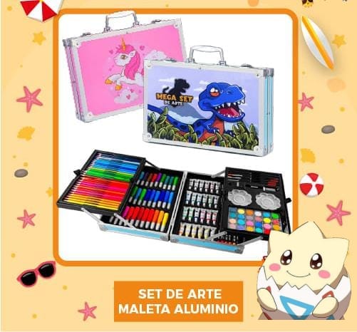 MEGA SET DE ARTE PREMIUM METALICO - ORIGINAL.